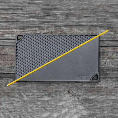 Lodge Cast Iron Double Play Reversible Grill / Griddle
