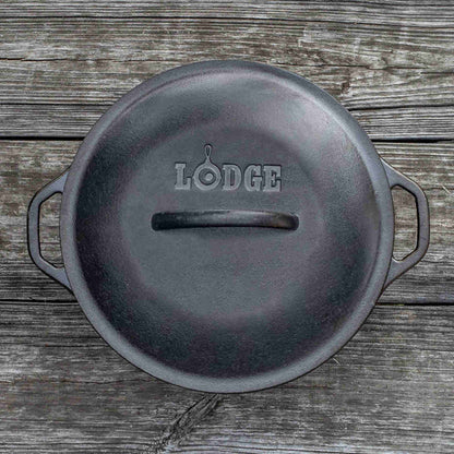 Lodge Cast Iron Dutch Oven With Loop Handles 4.7L