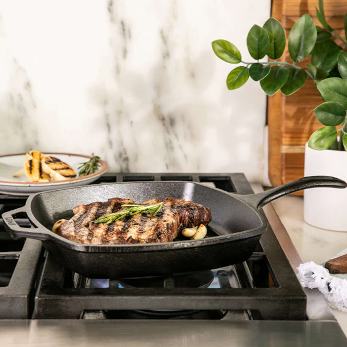 Lodge Cast Iron Grill Pan 27cm