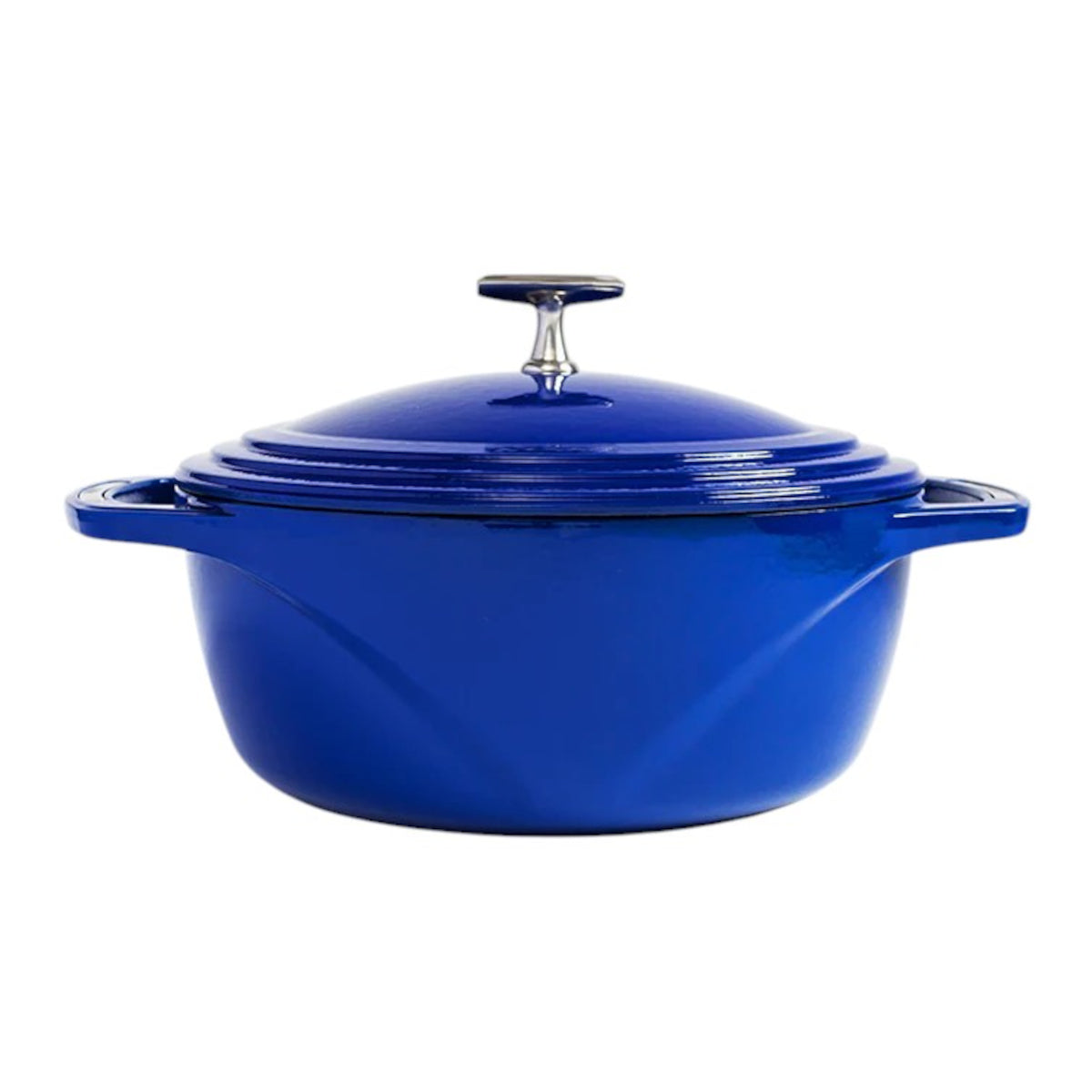 Lodge USA Enamel Round Casserole Blue 5.6L