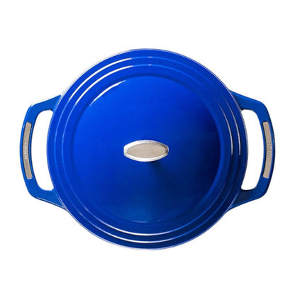 Lodge USA Enamel Round Casserole Blue 5.6L