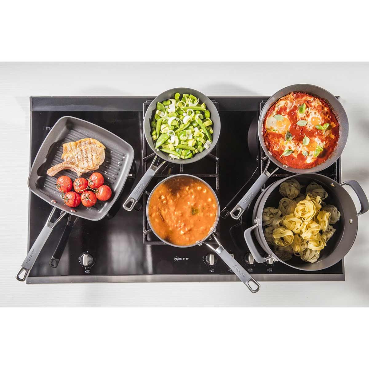 Anolon Endurance+ Nonstick Induction Covered French Skillet 30cm