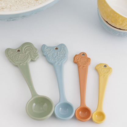 Mason Cash Home To Roost Measuring Spoons Set of 4