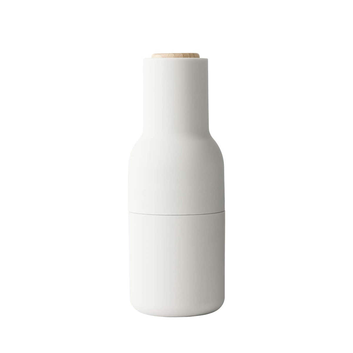 Audo 2 Pack Bottle Grinders Beech Top Ash & Carbon