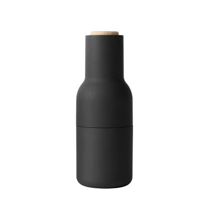 Audo 2 Pack Bottle Grinders Beech Top Ash & Carbon