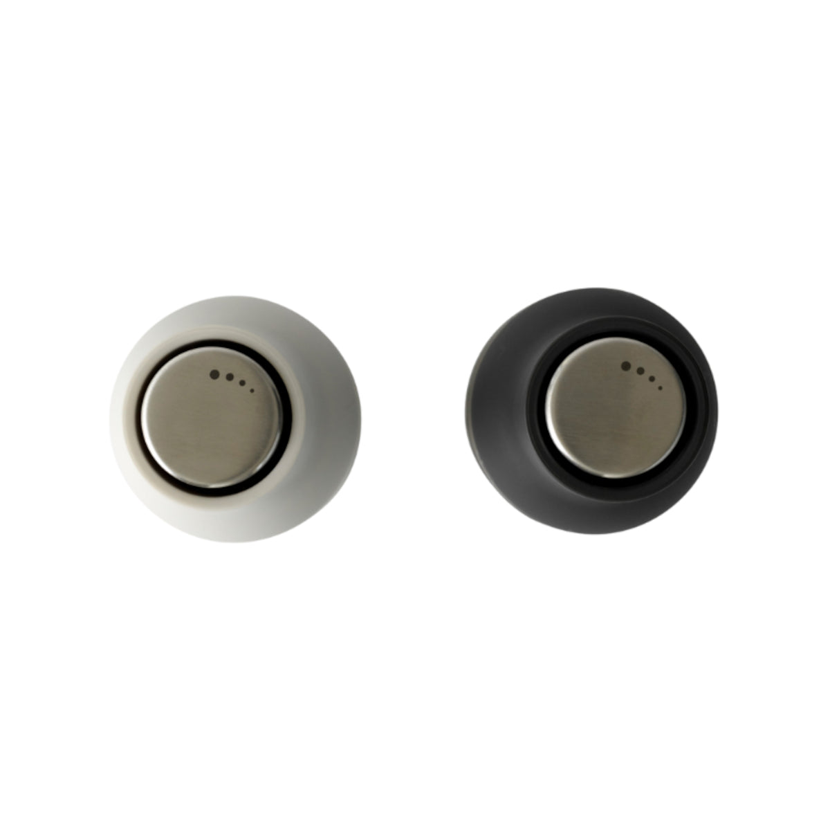 Audo 2 Pack Bottle Grinders Steel Top Ash & Carbon
