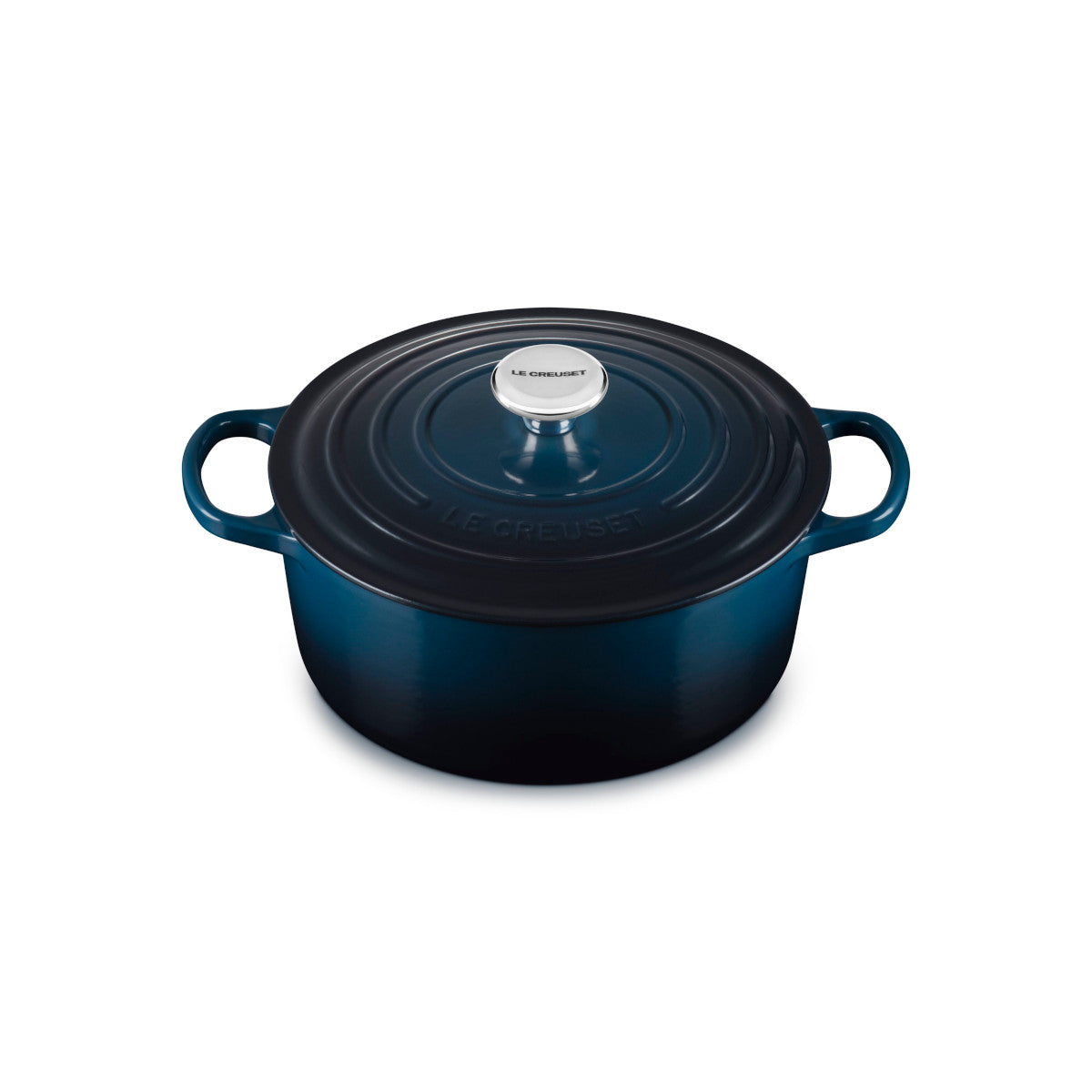Le Creuset Signature Round Casserole Nuit 26cm (5.3L)