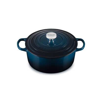 Le Creuset Signature Round Casserole Nuit 26cm (5.3L)