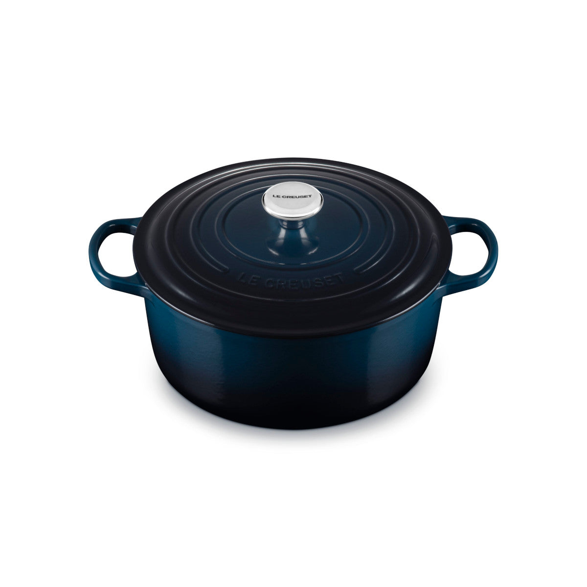 Le Creuset Signature Round Casserole Nuit 28cm (6.7L)