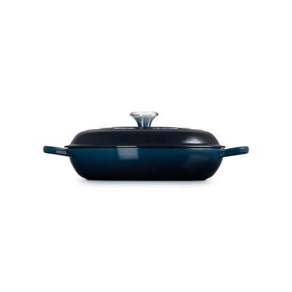 Le Creuset Signature Round Shallow Casserole Nuit 30cm (3.5L)