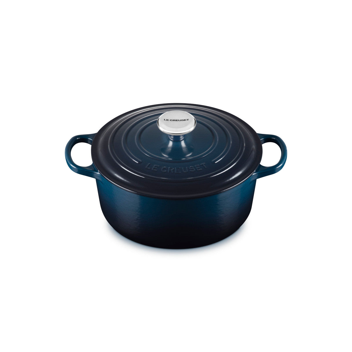 Le Creuset Signature Round Casserole Nuit 24cm (4.2L)
