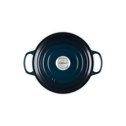 Le Creuset Signature Round Casserole Nuit 24cm (4.2L)