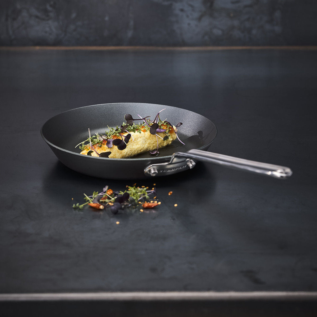 Scanpan Black Iron Carbon Steel Frypan 22cm