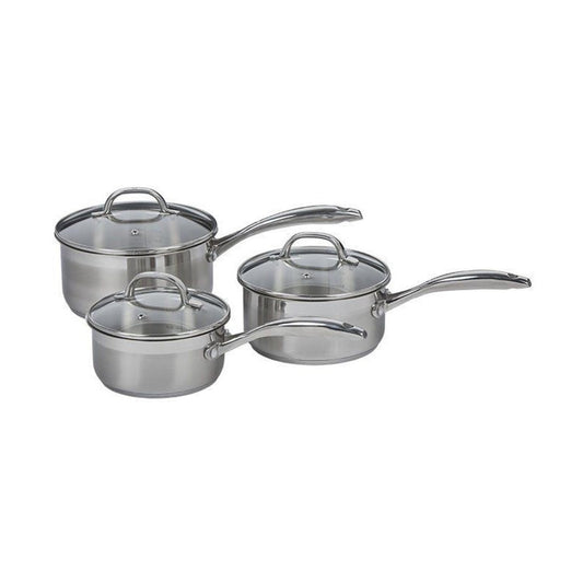Swiss Diamond Premium Steel Induction Saucepan (Set of 3)
