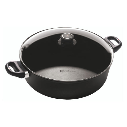 Swiss Diamond XD Classic Induction Braiser with Lid 32cm (4.5L)