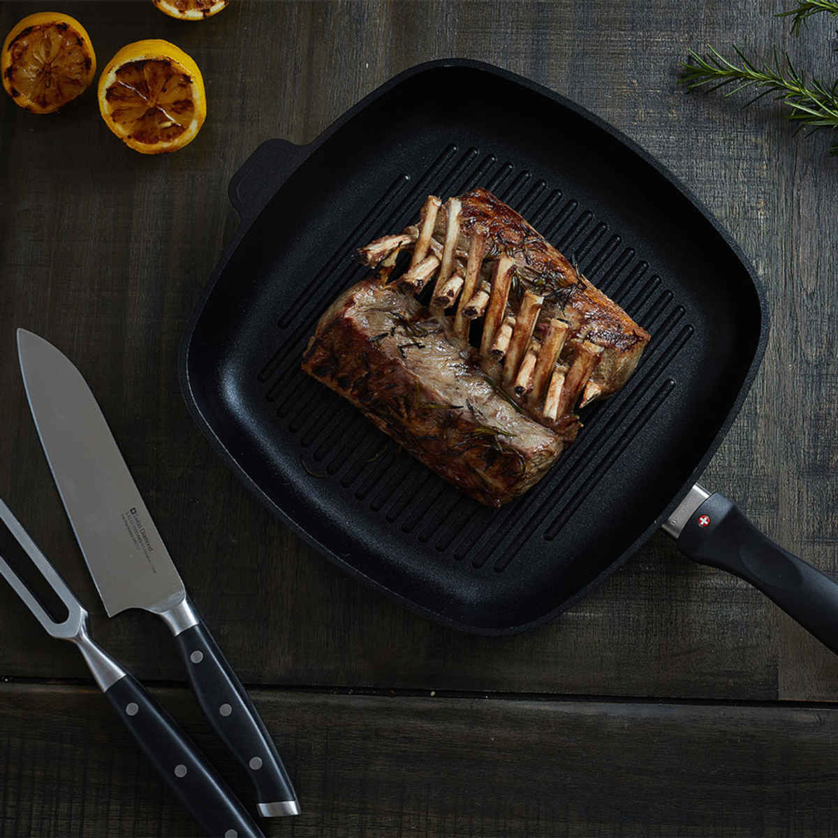 Swiss Diamond XD Classic Induction Grill Pan 28cm