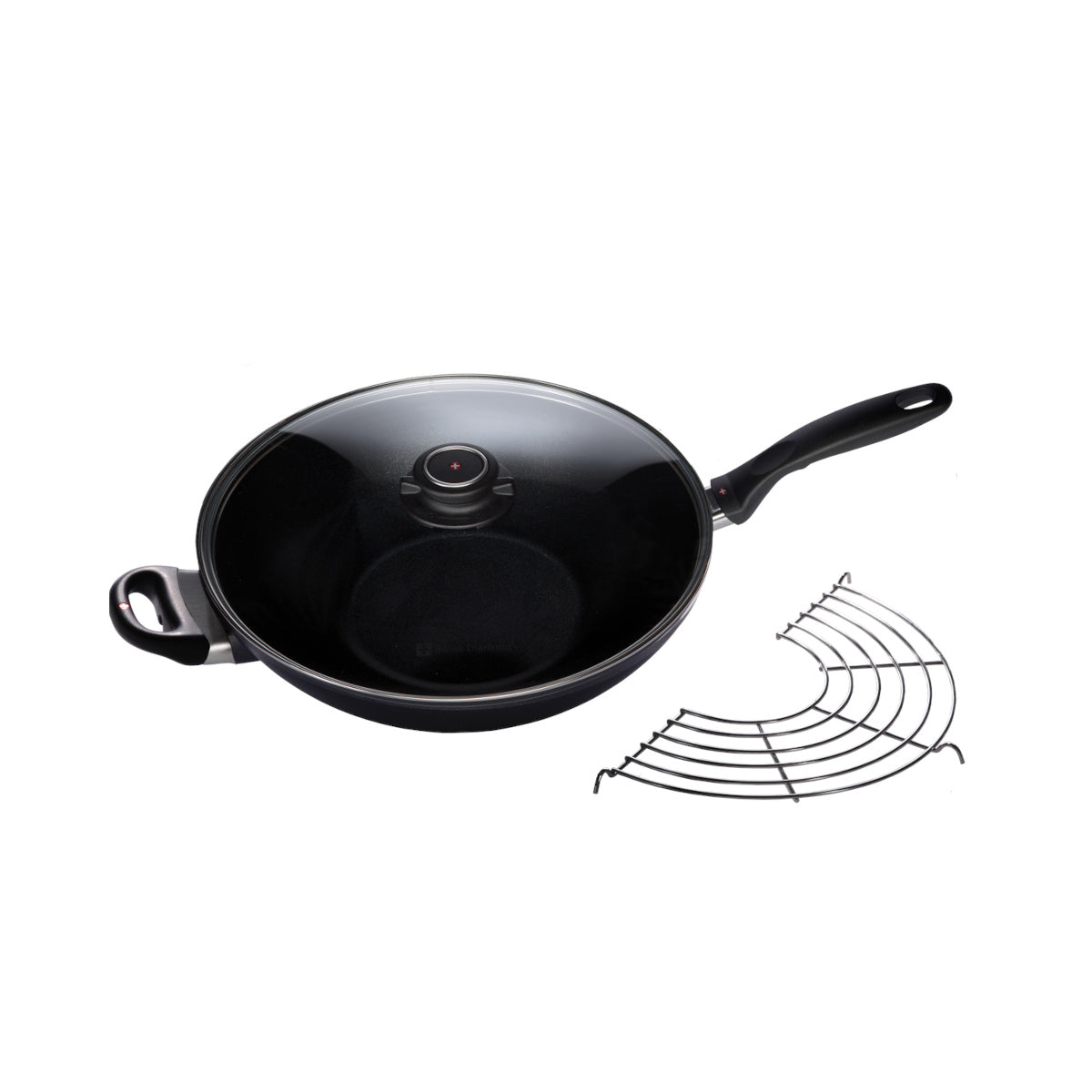 Swiss Diamond XD Classic Induction Wok With Lid 32cm