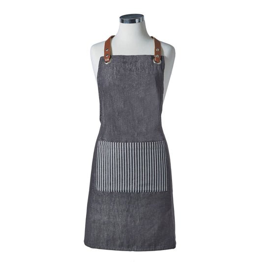 Academy Denim Apron Black