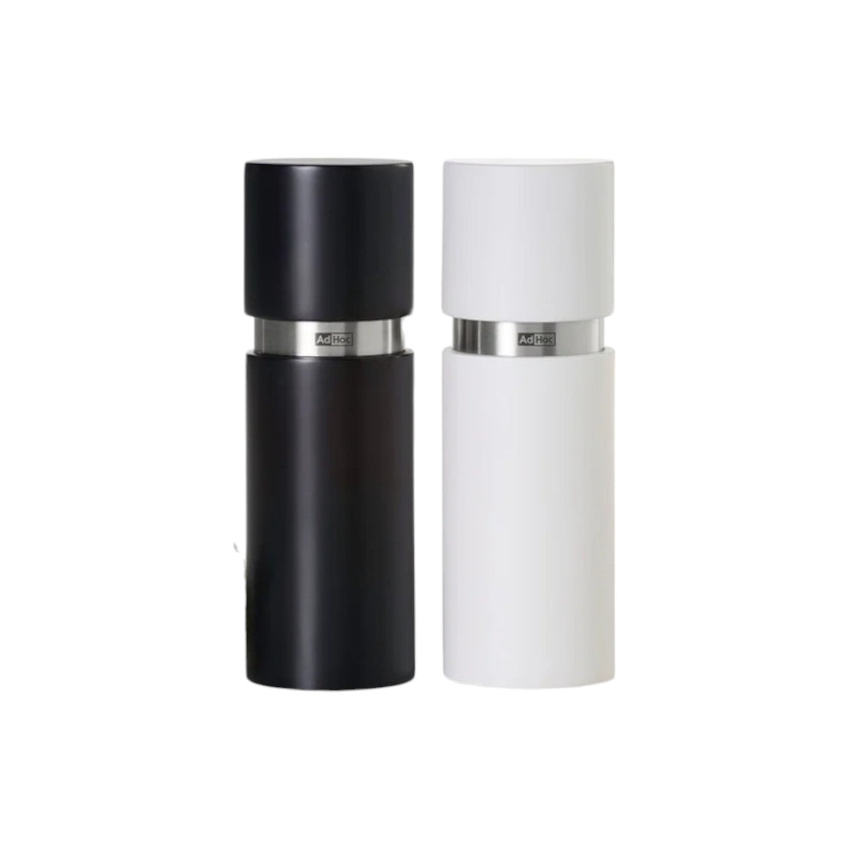 Ad Hoc Textura Salt & Pepper Mill Black & White 15cm