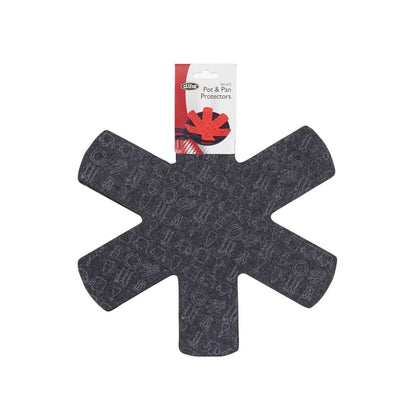 Appetito Pot and Pan Protectors Grey Set of 2