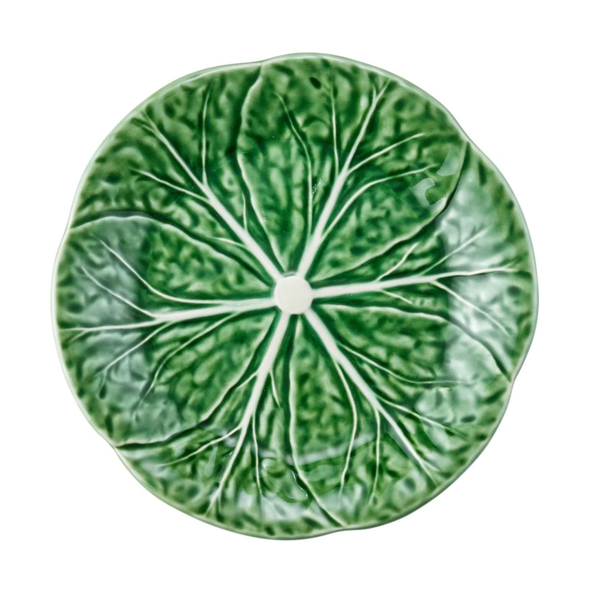 Bordallo Pinheiro Cabbage Plate Green 19cm