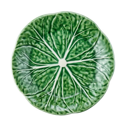 Bordallo Pinheiro Cabbage Plate Green 19cm