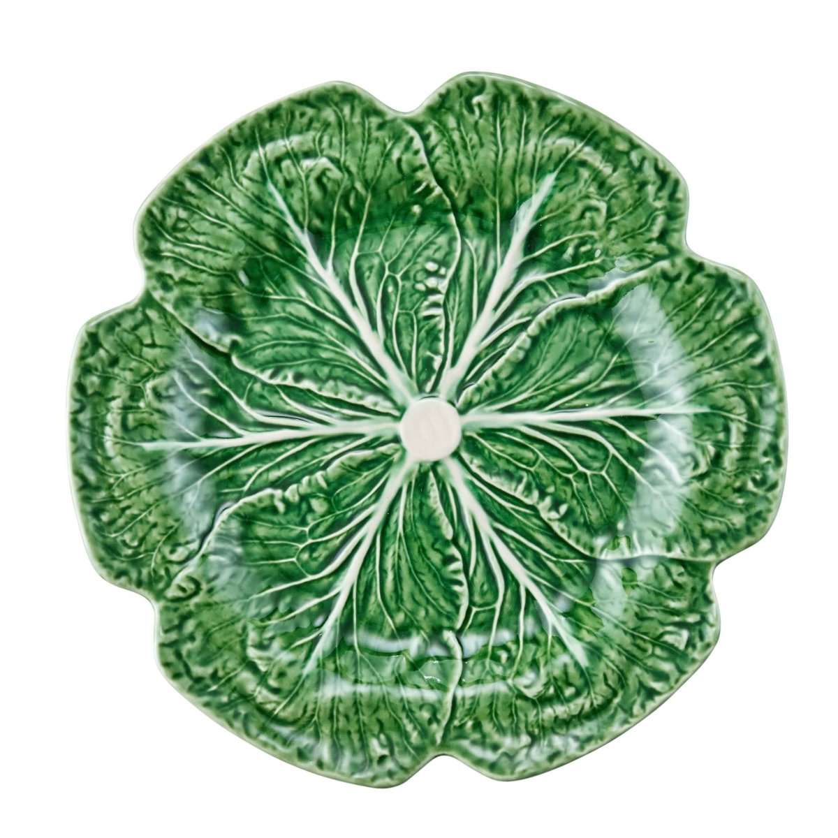 Bordallo Pinheiro Cabbage Round Plate Green 30.5cm