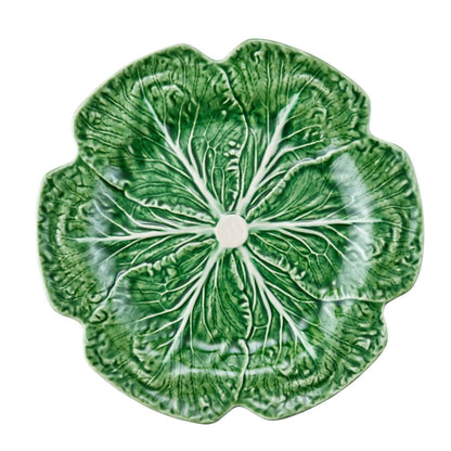 Bordallo Pinheiro Cabbage Round Plate Green 30.5cm