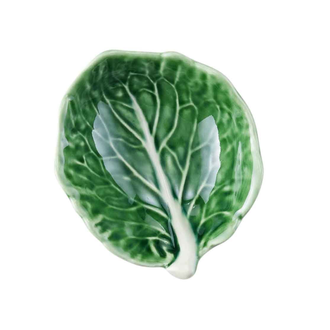 Bordallo Pinheiro Cabbage Salt Bowl Green 9cm