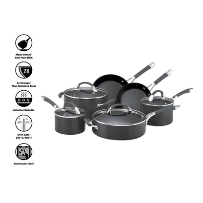 Anolon Endurance+ Nonstick Cookware Set 6 Piece