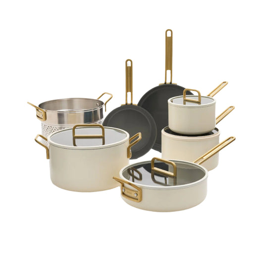 GreenPan™ Stanley Tucci™ Ceramic Nonstick Cookware Set White 7 Piece
