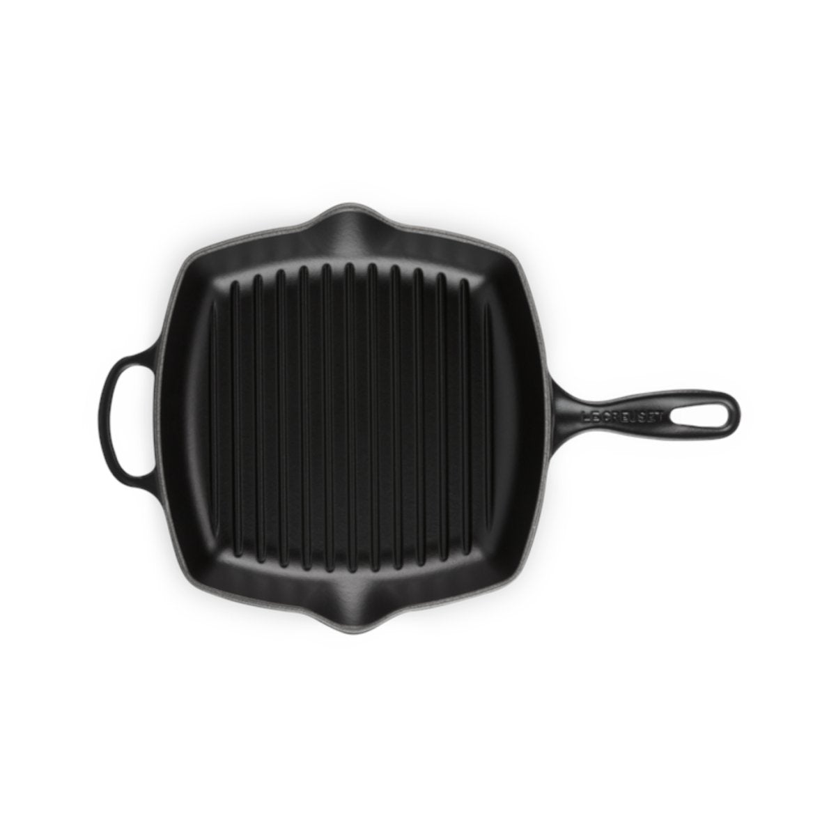 Le Creuset Signature Cast Iron Square Grillit Satin Black 26cm