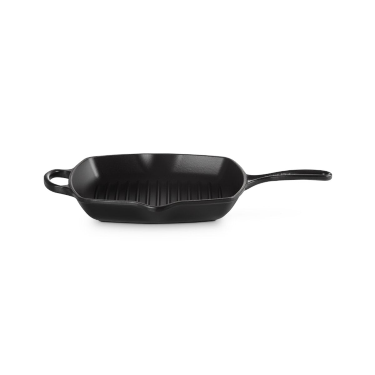 Le Creuset Signature Cast Iron Square Grillit Satin Black 26cm