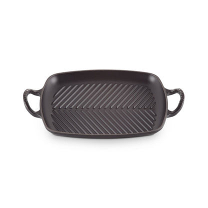 Le Creuset Signature Rectangle Grill Satin Black 30x26cm