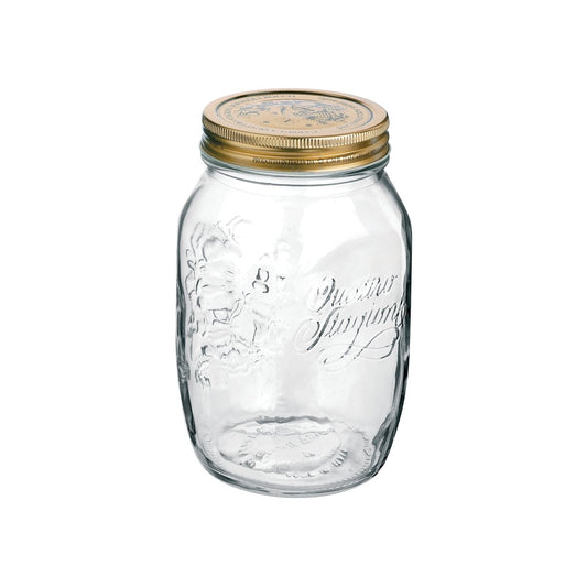 Bormioli Rocco Quattro Wide Preserving Jar 1L