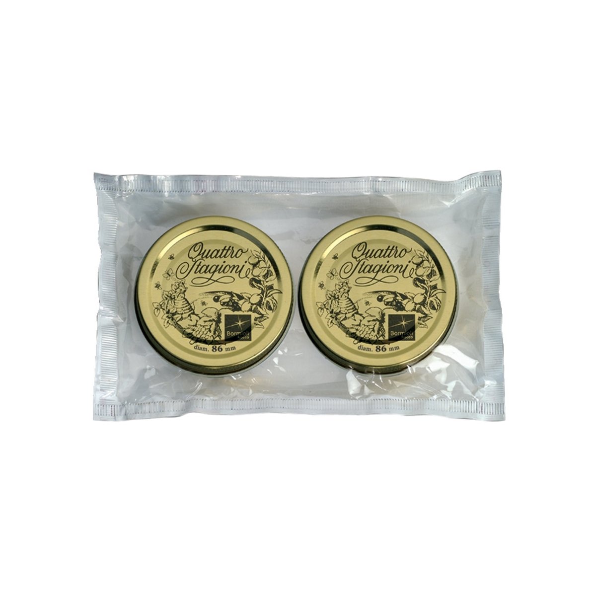 Bormioli Rocco Quattro Preserving Caps 8.6cm (Set of 2)
