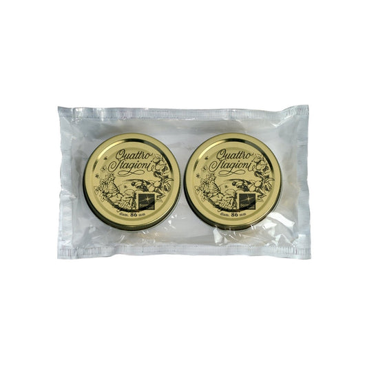 Bormioli Rocco Quattro Preserving Caps 8.6cm (Set of 2)